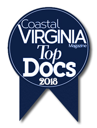 Coastaal Virginia Top Docs Award 2018