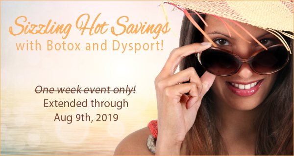 July Botox and Dysport Special Extended